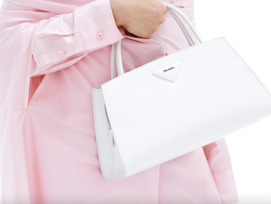 Amid an Influx of Logos for “Zoom Era” Prada, a Bare Triangle is a Compelling Case for Branding