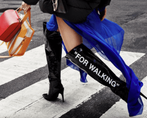 Off-White Lands U.S. Registration for “FOR WALKING” Trademark